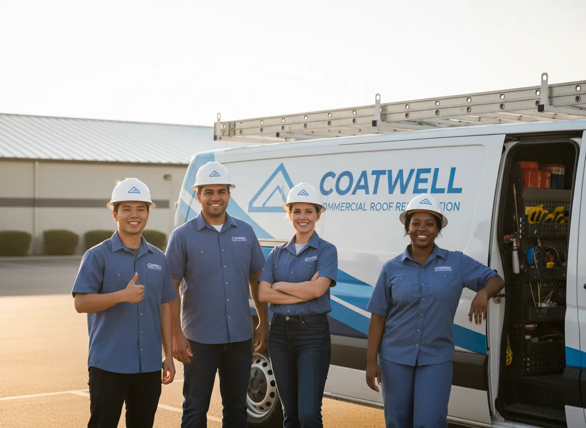 Commercial roof coating company in Loco, OK